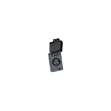 Woodhead Locking Receptacle, L21-20R, 20 A, 208V AC, Three Phase, 4 Pole, Black 67W81BLK